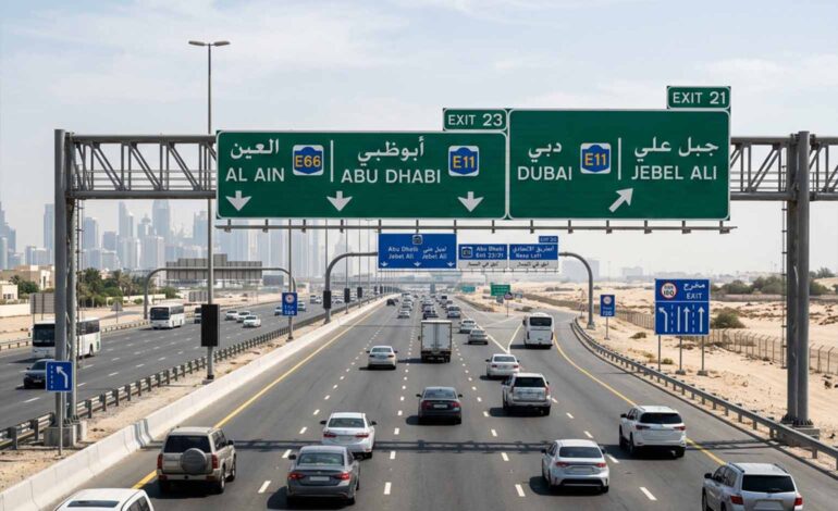 UAE Traffic Signs Explained: A Complete Guide For New Drivers