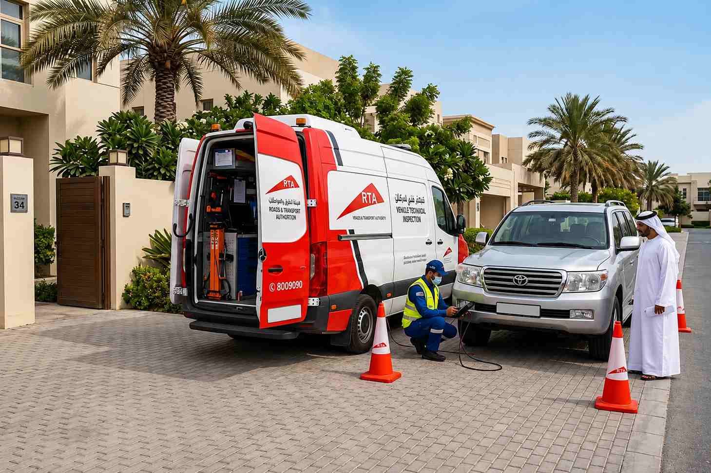 Dubai RTA Mobile Vehicle Inspection Service Brings On-Site Testing Across the UAE